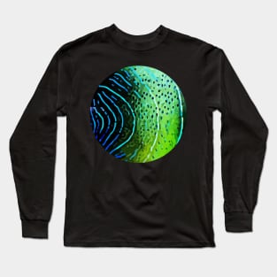 Abstract Fish Skin Long Sleeve T-Shirt